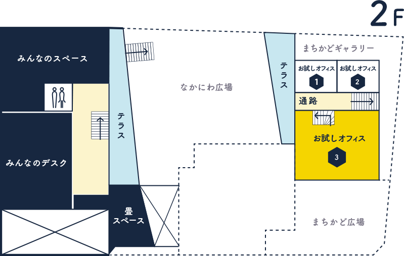 2Fの地図